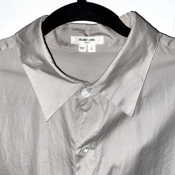 Helmut Lang Button Down Casual Dress Shirt L​​​​​ - Picture 3 of 10